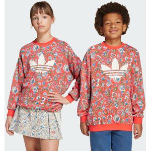adidas Originals - X Liberty London - Sweatshirt - Lichtblauw Donkergroen Watermeloen Rood Wit