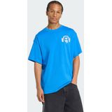 ADIDAS ORIGINALS - Shirt 'Music Fests' - Blauw/Wit - T-shirt