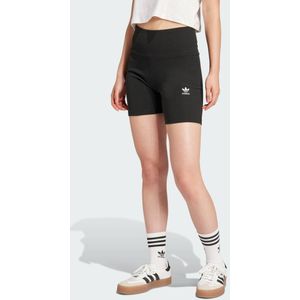 adidas Originals - Essential Rib Cycle Shorts - Zwart - Katoenmix