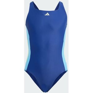 adidas - Cut 3-Stripes Badpak - Blauw - Polyester