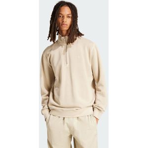 Trefoil Essentials+ Dye Sweatshirt met Halflange Rits