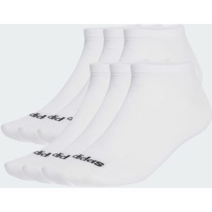 adidas - Linear Crew Socks - Enkelsokken - Wit - 6 Paar