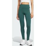 ADIDAS ORIGINALS - Leggings - Donkergroen - 7/8 lengte - Skinny - High waist