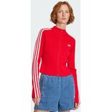 adidas Originals - Adicolor 3-Stripes Slim Knit - Cardigan - Rood - Dames