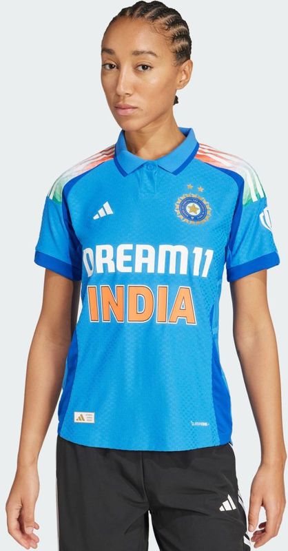 ADIDAS PERFORMANCE - Tricot 'Indien Cricket One Day' - Lichtblauw - Kwartmouw