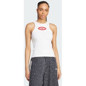 adidas Originals - Tanktop - Geribbeld - Zwart - Katoenmix
