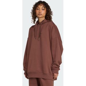adidas - Essentials Linear Oversized Hoodie - Bruin - Hoodie