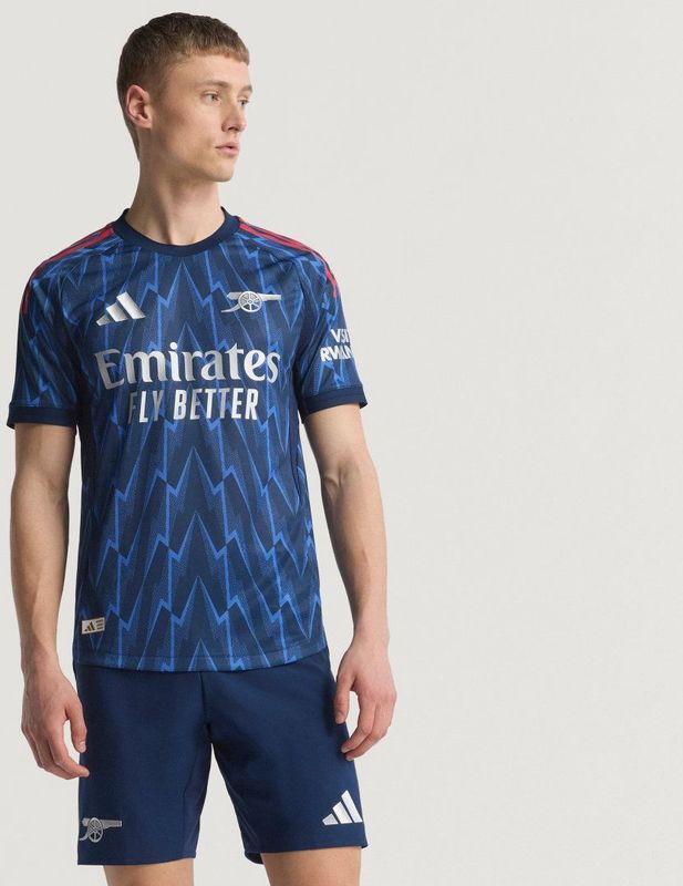 adidas - Arsenal Uitshirt Authentic 2025-2026 - Lichtblauw - Sportshirt