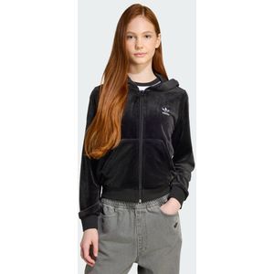 Velours Rits Hoodie