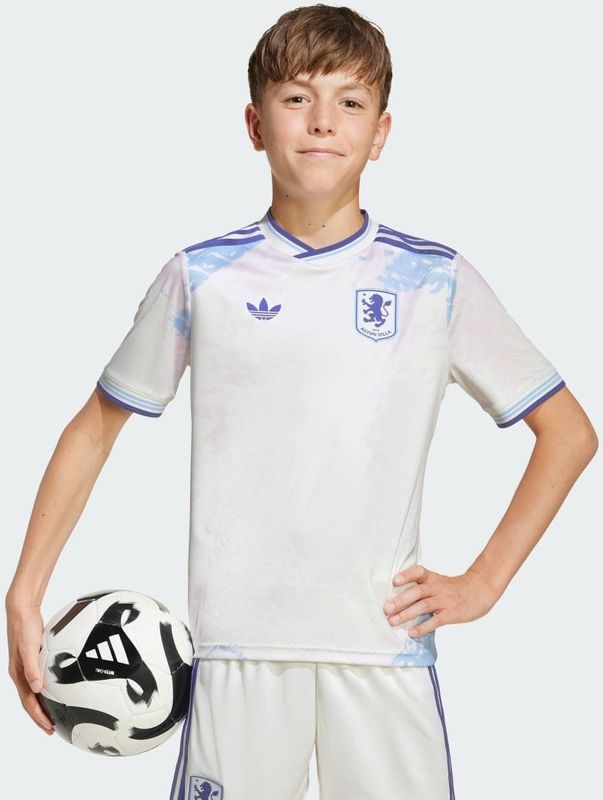 adidas - Aston Villa FC 2025/26 - Sportshirt - Wit - Junior
