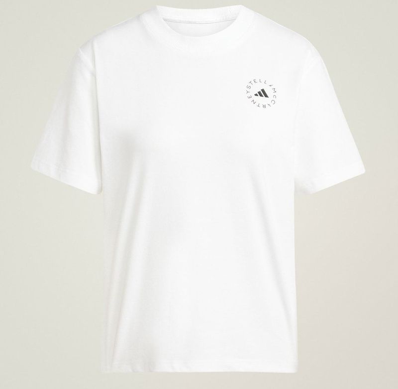 adidas by Stella McCartney - True Casuals Regular T-Shirt - Wit - Dames