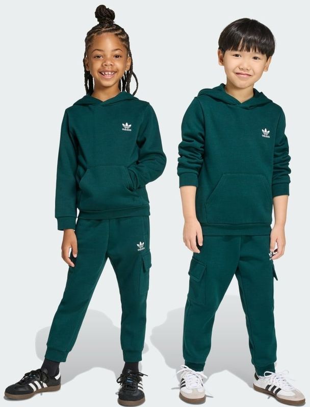 adidas - Hoodie Cargo Set - Groen - Cargobroeken