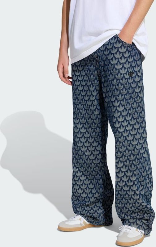 Denim Loose Monogram Broek