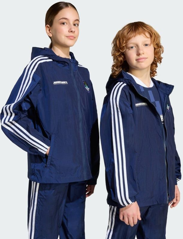 adidas - Originals X Minecraft - Windbreaker Jas - Lichtgewicht - Junioren