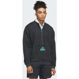 ADIDAS PERFORMANCE - Equipment - Sportsweatshirt - Turquoise - Halve Rits