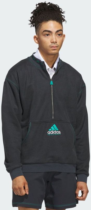 ADIDAS PERFORMANCE - Equipment - Sportsweatshirt - Turquoise - Halve Rits