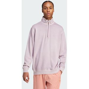 Trefoil Essentials+ Dye Sweatshirt met Halflange Rits