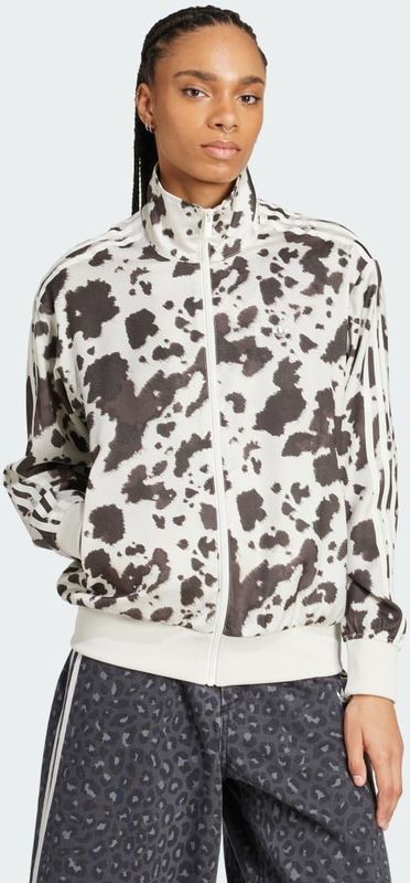 adidas - Sportjack - Dierenprint - Zwart - 100% Gerecycled Polyester