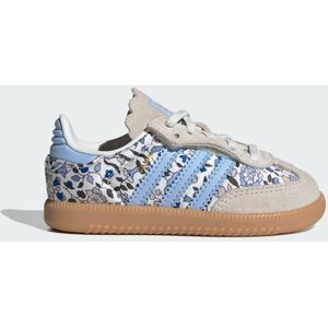 adidas ORIGINALS - Samba OG X Liberty London - Sneakers - Nude / Ecru / Lichtblauw / Donkerblauw