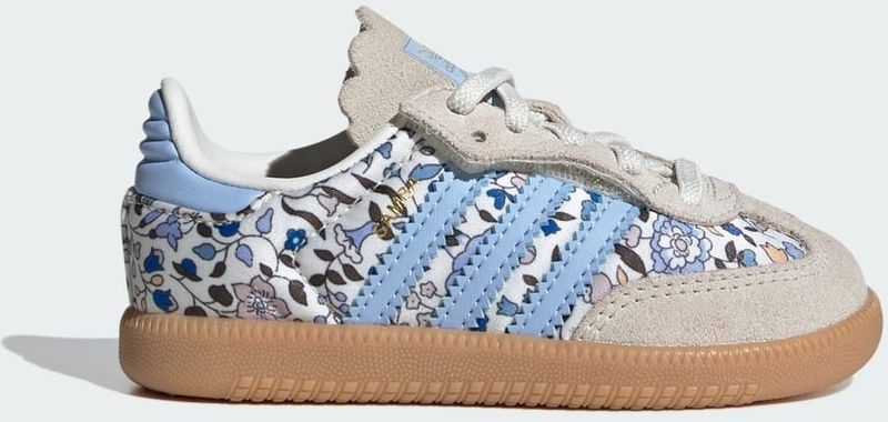 adidas ORIGINALS - Samba OG X Liberty London - Sneakers - Nude / Ecru / Lichtblauw / Donkerblauw