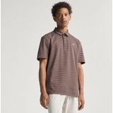 ADIDAS PERFORMANCE - Originals Stripe Pique - Functioneel Shirt - Bruin - Kwartmouw
