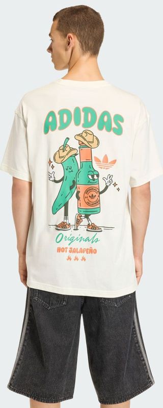 ADIDAS ORIGINALS - JALAPENO - T-shirt - Turquoise - Oversized