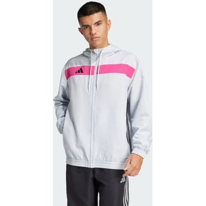 adidas - Tiro 25 Essentials - Geweven Hoodie - Grijs