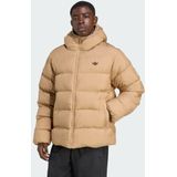 adidas Originals - Tonal Hooded Puffer Jacket - Gewatteerde Jas - Beige - Heren