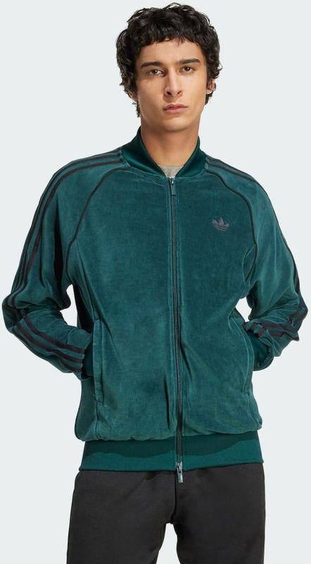 adidas Originals - SST Adicolor - Sweatshirt - Blauw - Velours