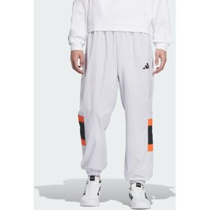 Wording Pack Loose Fit Mesh-Lined Woven Elastic Hem Joggers