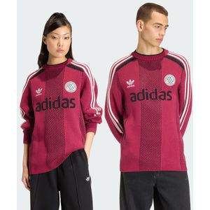 Adidas - Adicolor Blokecore - Pullover - Bordeaux - Lichtgewicht - Uniseks - Lange Mouwen