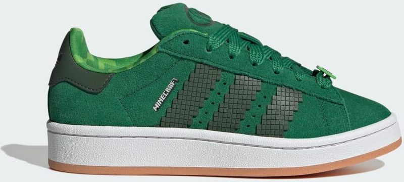 Adidas Campus Unisex Schoenen - Groen - Leer - Minecraft