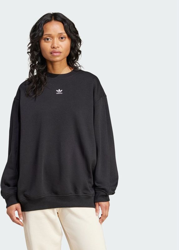 Essentials Fleece Long Oversized Sweatshirt
