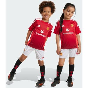 adidas Performance - MUFC H Mini - Voetbalkleding - Rood/Wit - adidas Performance