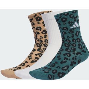 Leopard Print Sokken 3 Paar