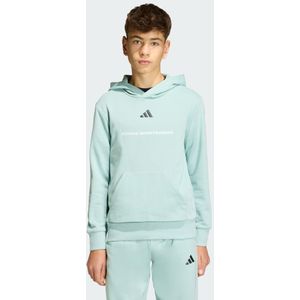 adidas Slogan Fleece Hoodie