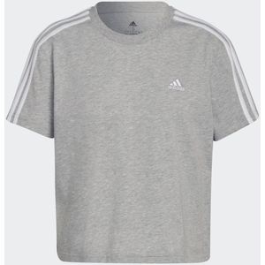 Essentials Loose 3-Stripes Cropped T-shirt
