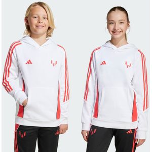 adidas - Messi Hoodie - Kids - Wit - Rood