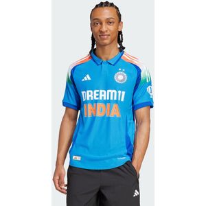 adidas - India Cricket One Day International Jersey - Blauw - Sporttops