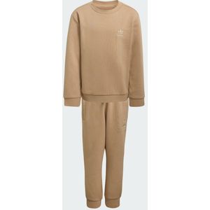 adidas Originals - Trefoil Essential Crew - Trainingspak - Beige