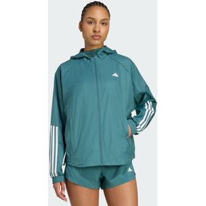 ADIDAS PERFORMANCE - Hyperglam - Sportjas - Groen - Met Capuchon