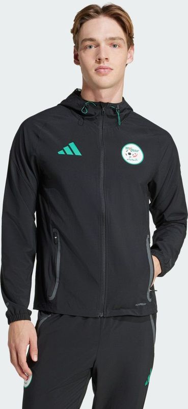 adidas - Aeroready 2024/25 Jas - Groen/Wit/Rood - Polyester
