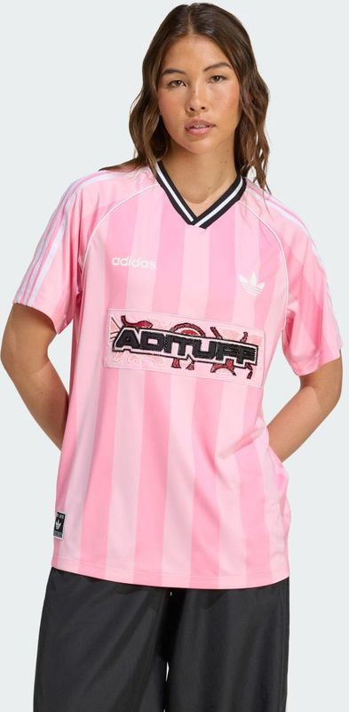 adidas ORIGINALS - Beads - Shirt - Rosa/Rood/Zwart/Wit