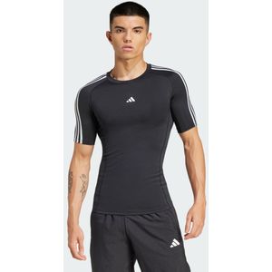 TECHFIT Compression Training 3-Stripes T-shirt