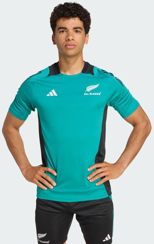 ADIDAS PERFORMANCE - Tricot 'All Blacks' - Turquoise - Slanke Pasvorm