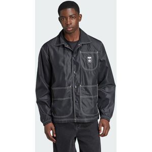 adidas Originals - Wabash Regular Coach - Windbreaker Jas - Zwart - Polyester