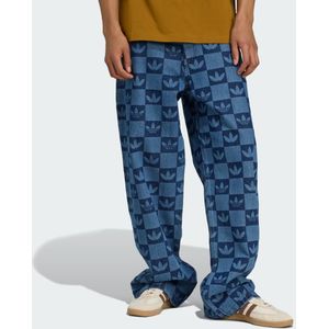 adidas - Monogram Denim Pants - Blauw - Jeans