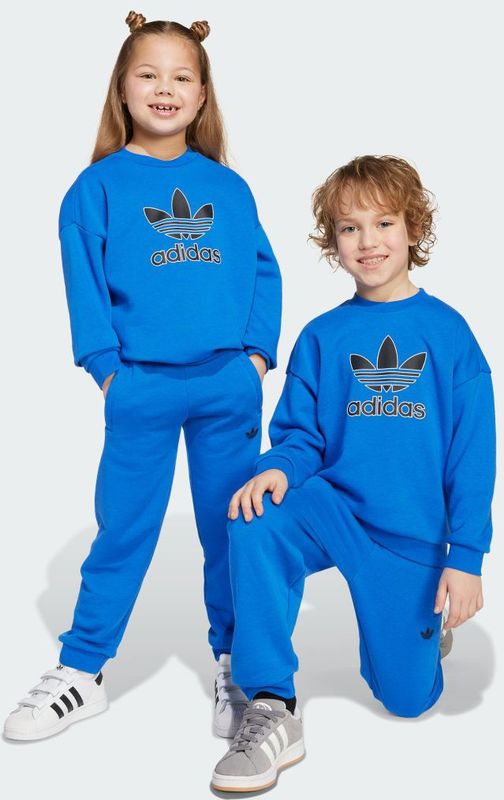 Geribbelde Sweatstof Trainingspakken - Zwart - 2 Pack