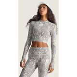 adidas - By Stella McCartney - Croptop - Beige - Training Printed Longsleeve