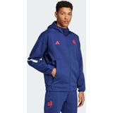 adidas - Trainingsjack - Blauw - Hoogwaardige Materialen